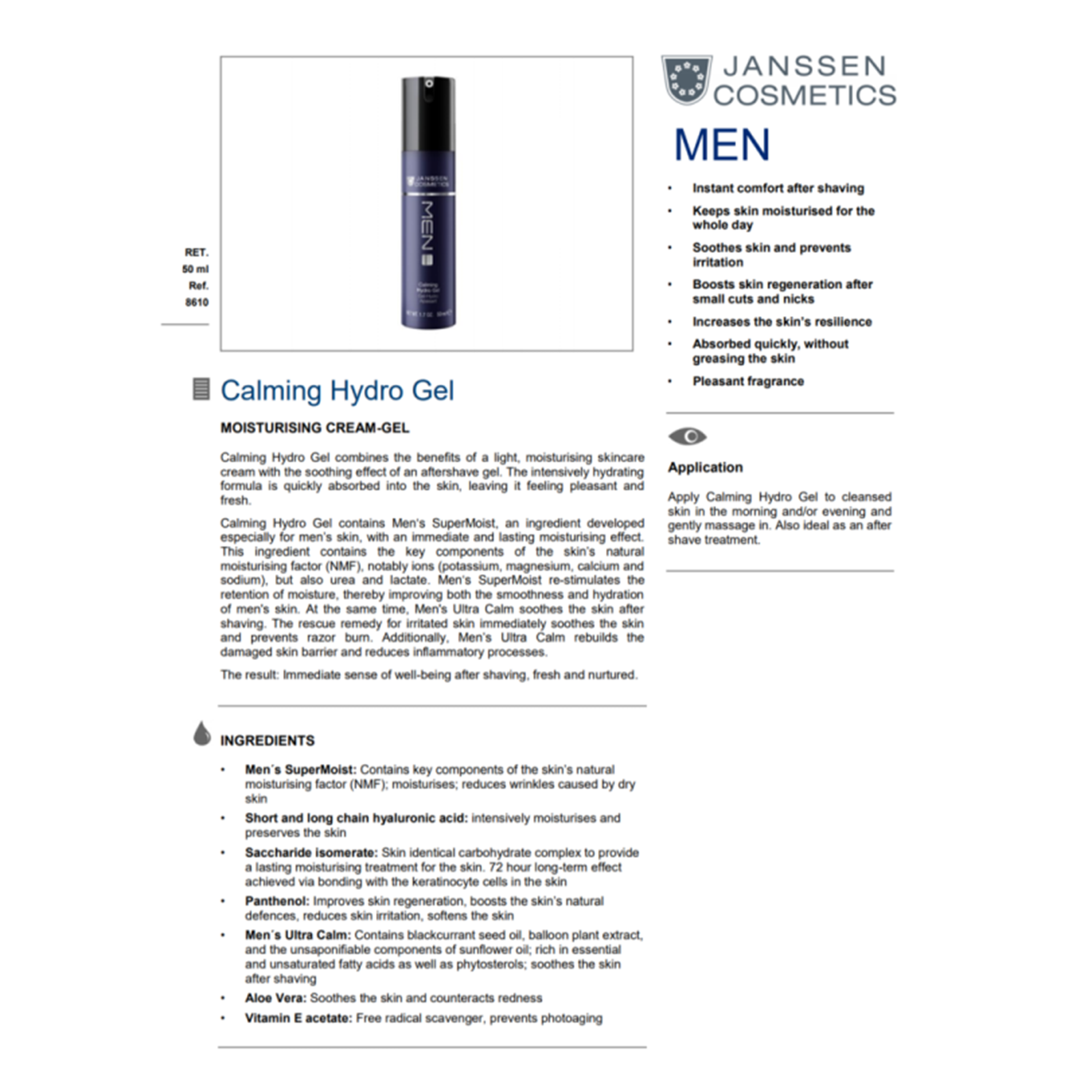 Calming Hydro Gel 50ml - Image 2