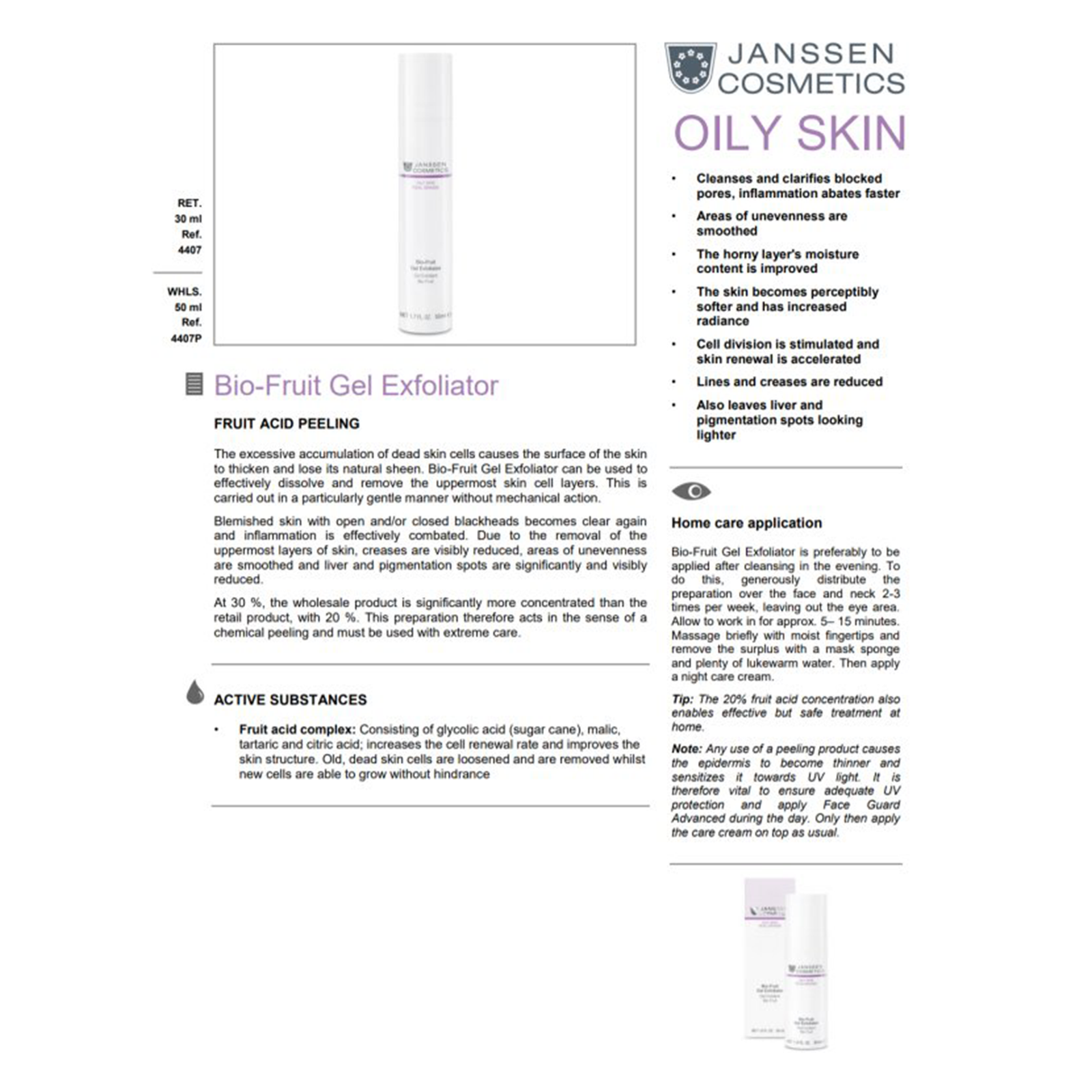 Bio-Fruit Gel Exfoliator 30ml - Image 2