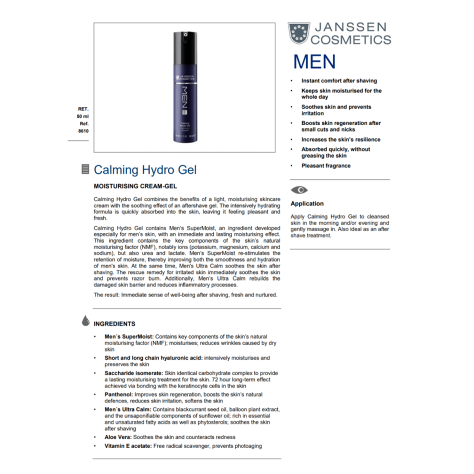 Calming Hydro Gel 50ml - Image 4