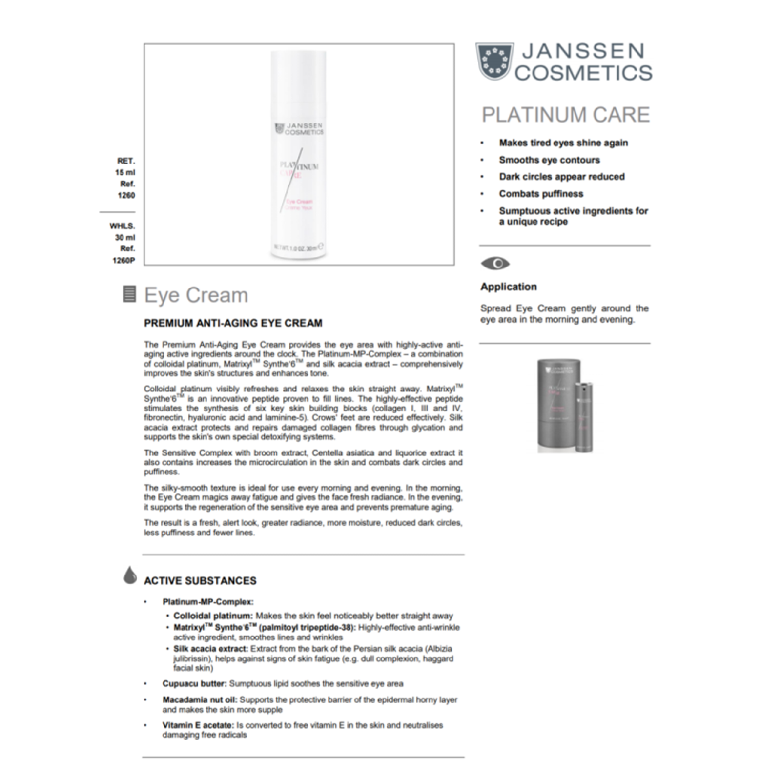 Eye Cream 15ml - Image 2