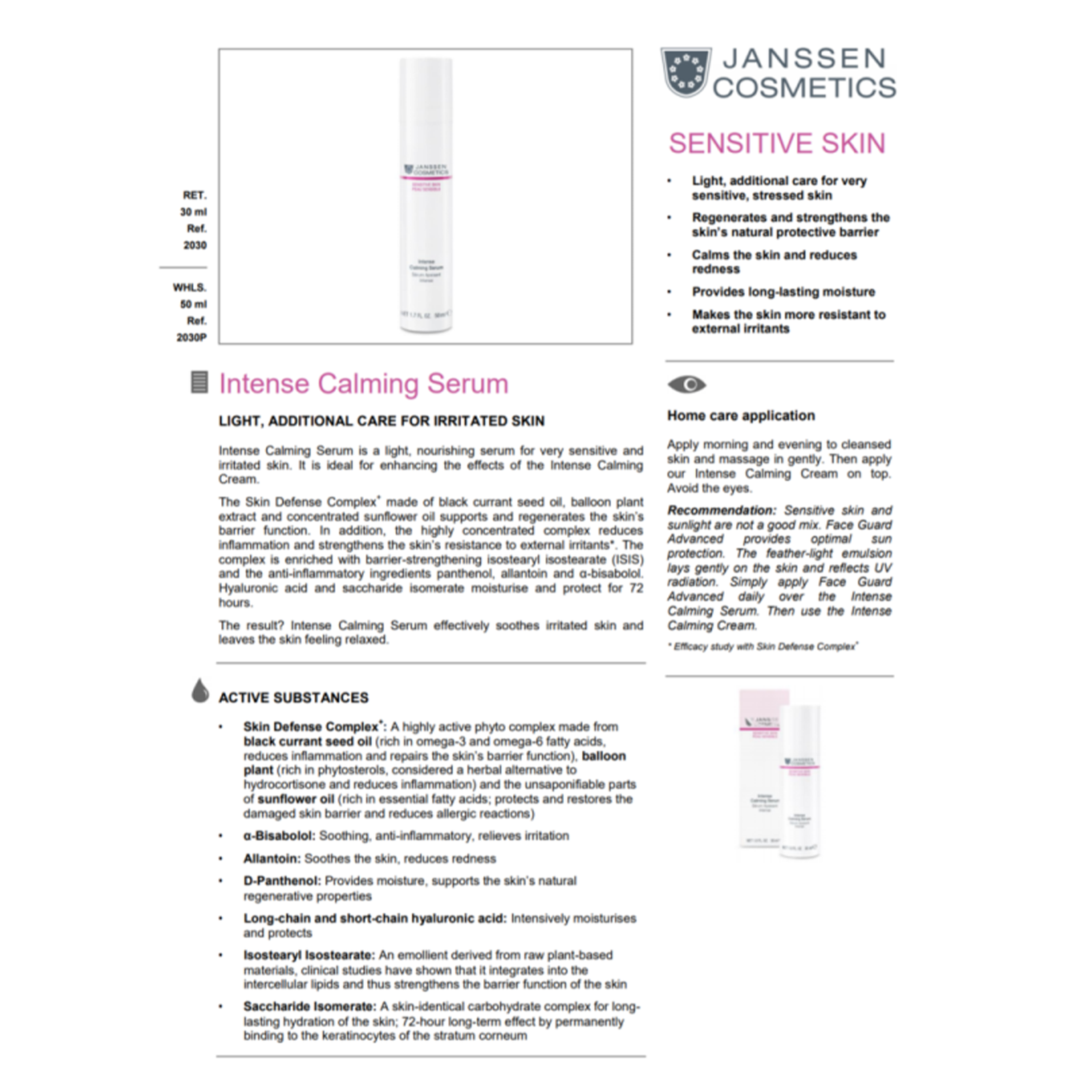 Intense Calming Serum 30ml - Image 2