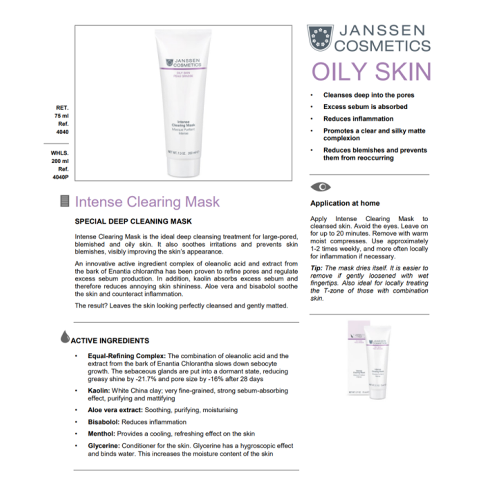 Intense Clearing Mask 75ml - Image 5