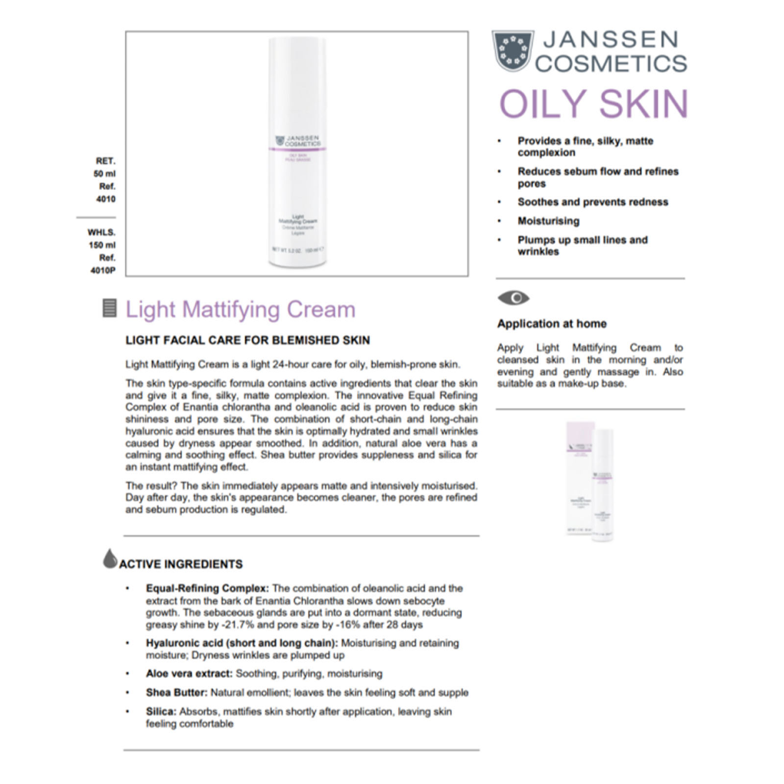 Light Mattifying Cream - Image 3