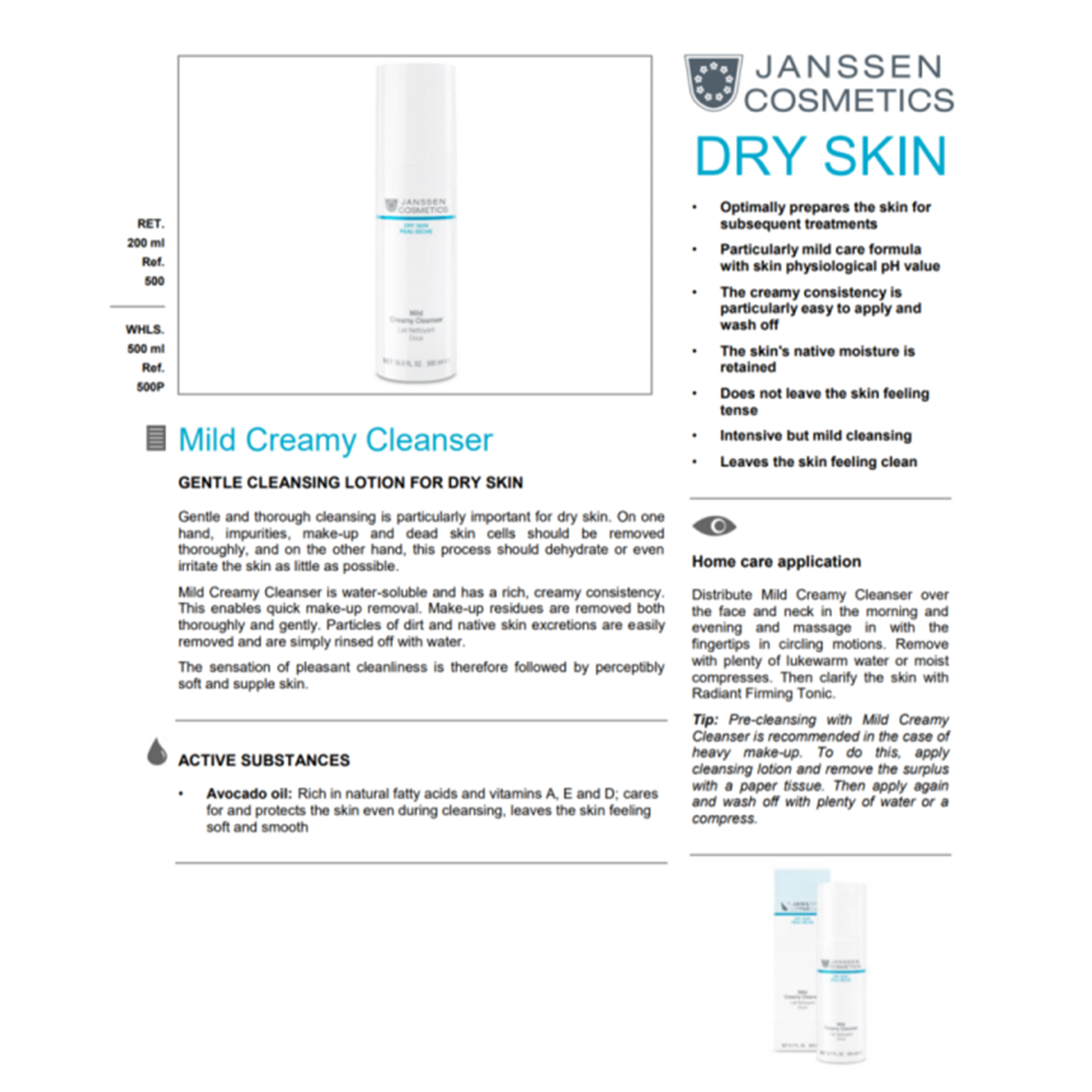 Mild Creamy Cleanser 200ml - Image 2