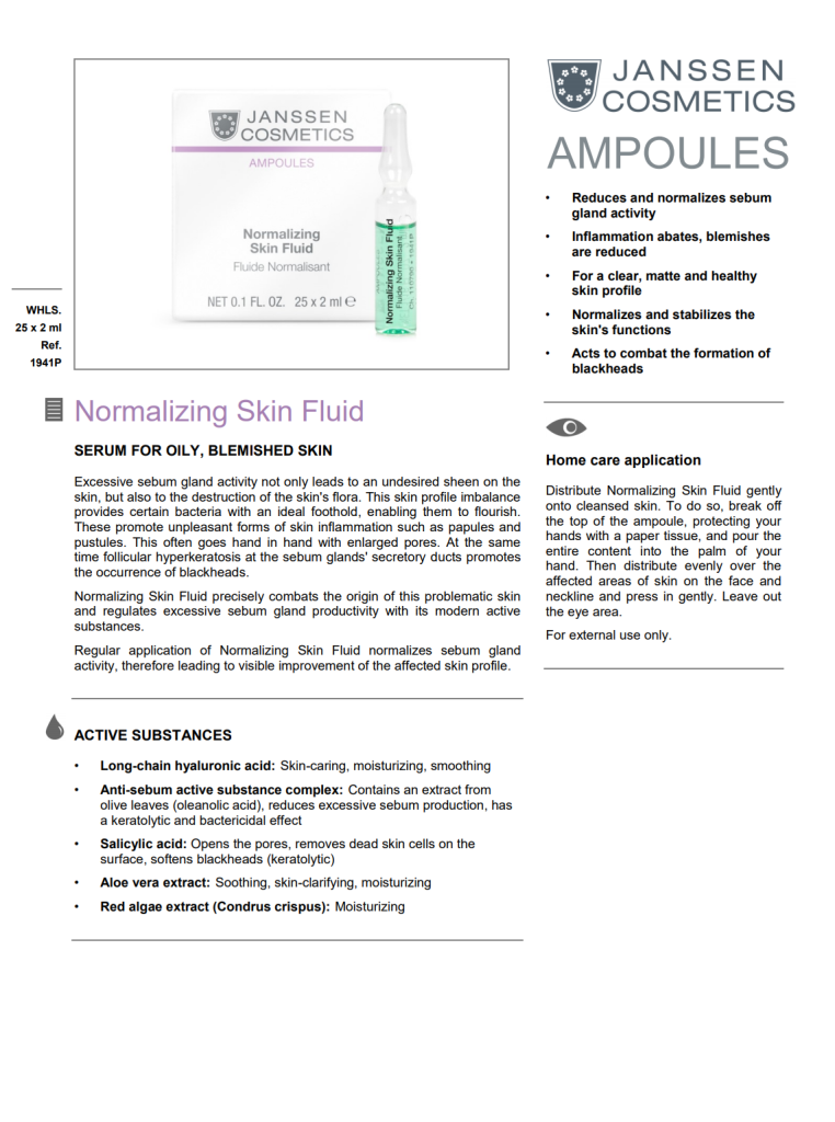 Normalizing Skin Fluid 25 x 2ml - Image 2