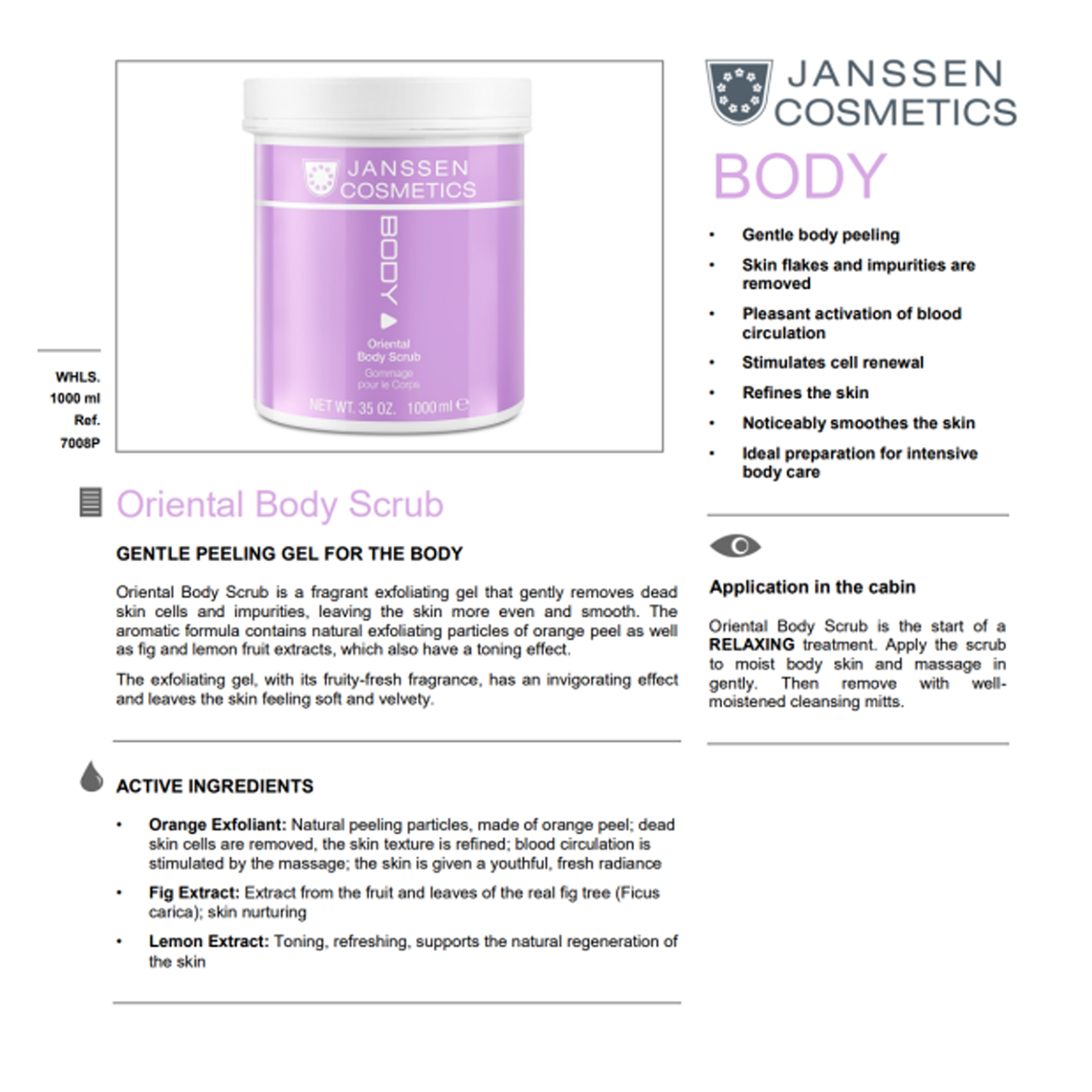 Oriental Body Scrub 1000ml - Image 2