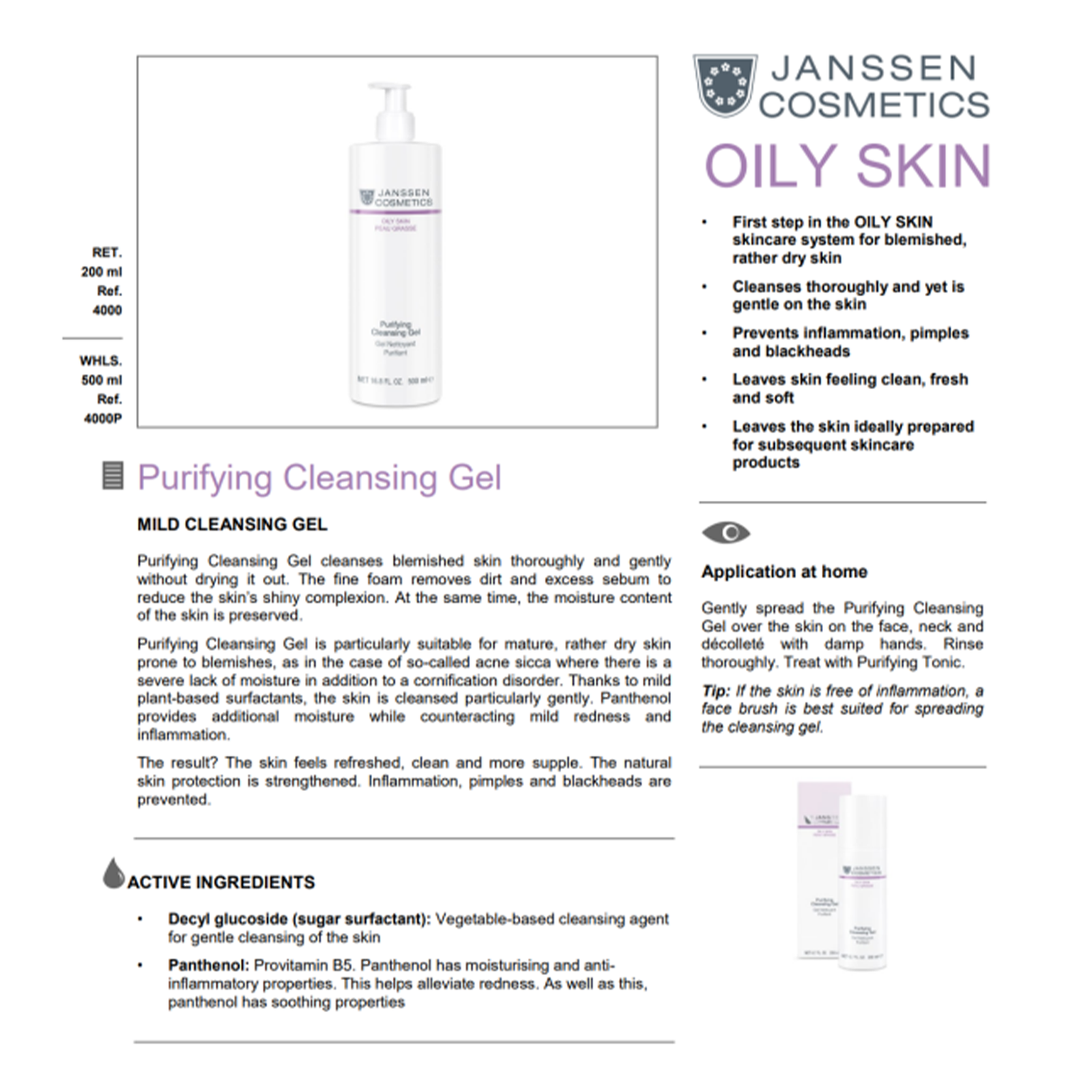 Purifying Cleansing Gel 500ml - Image 2