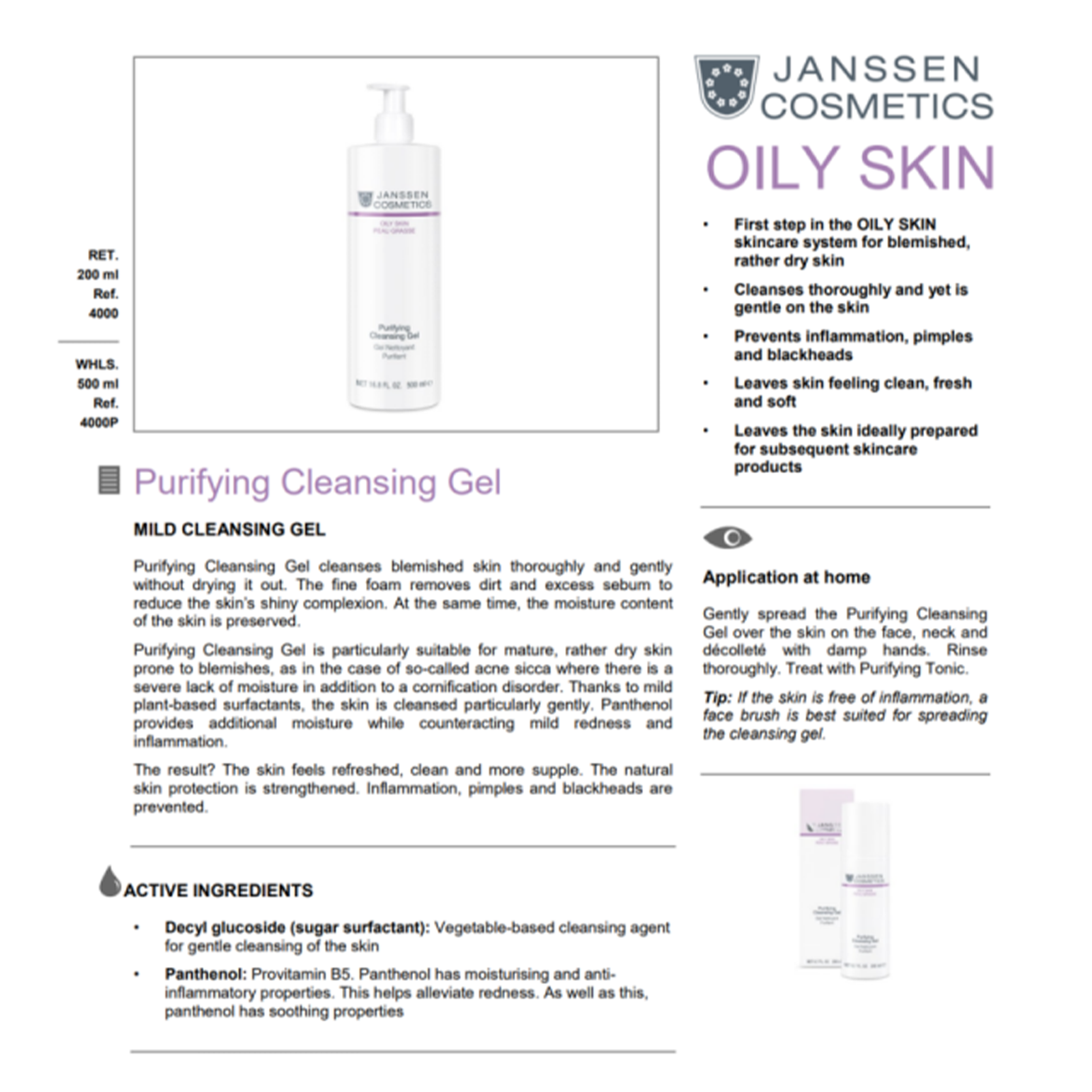 Purifying Cleansing Gel 200ml - Image 4