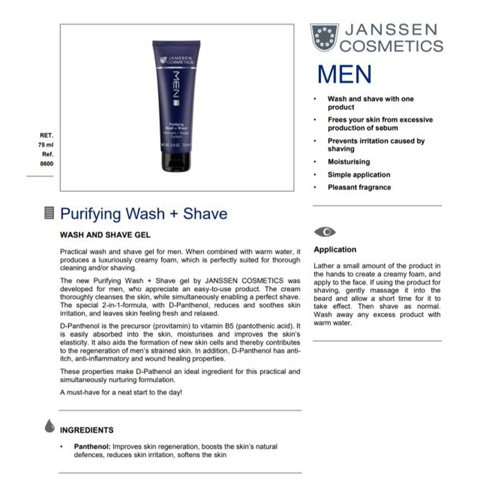 Purifying Wash + Shave 75ml - Image 4