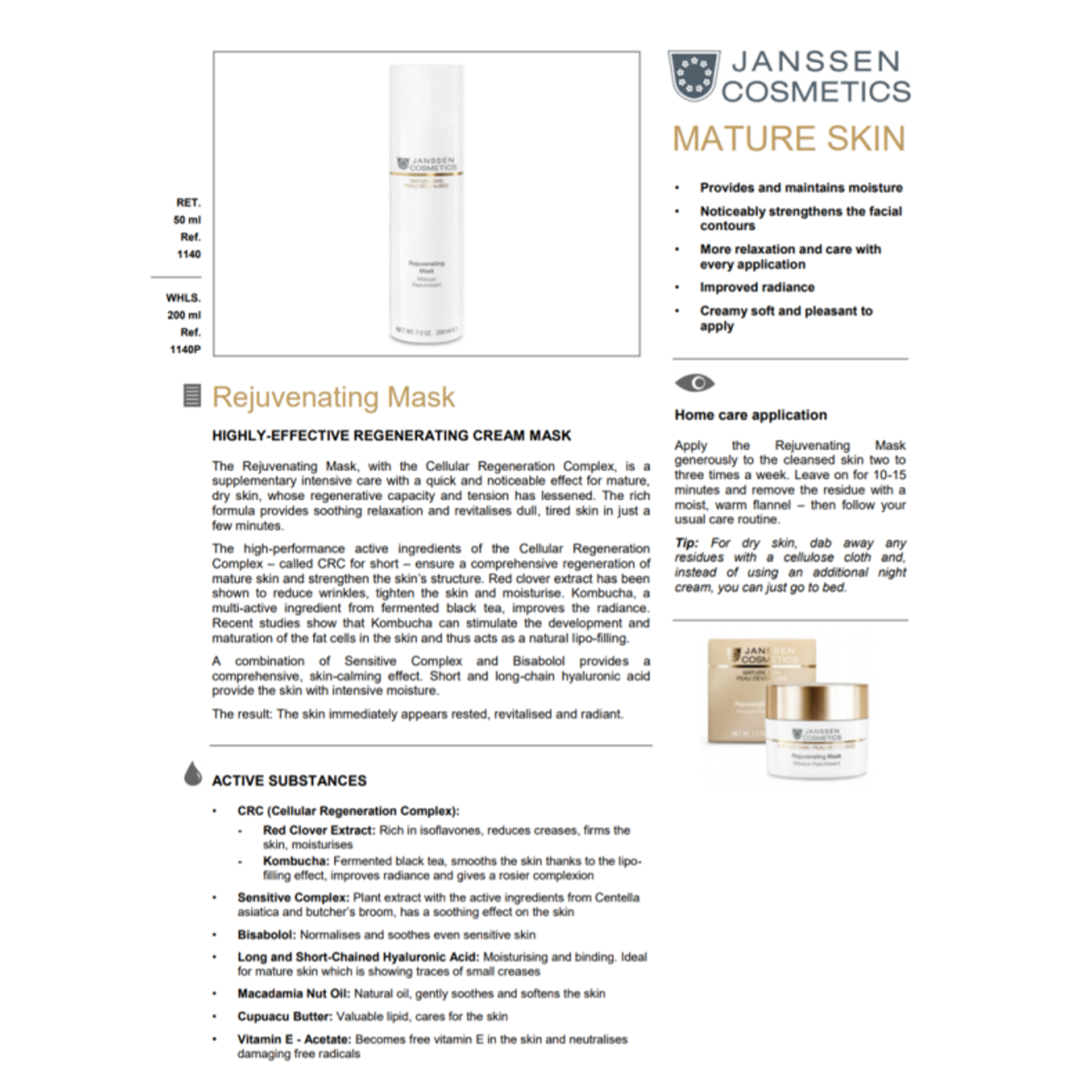 Rejuvenating Mask 50ml - Image 2