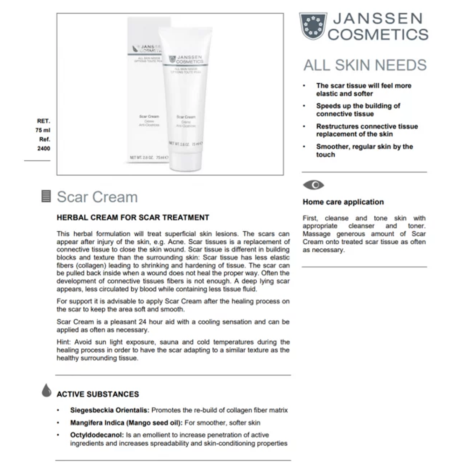 Scar Cream 75ml - Image 2