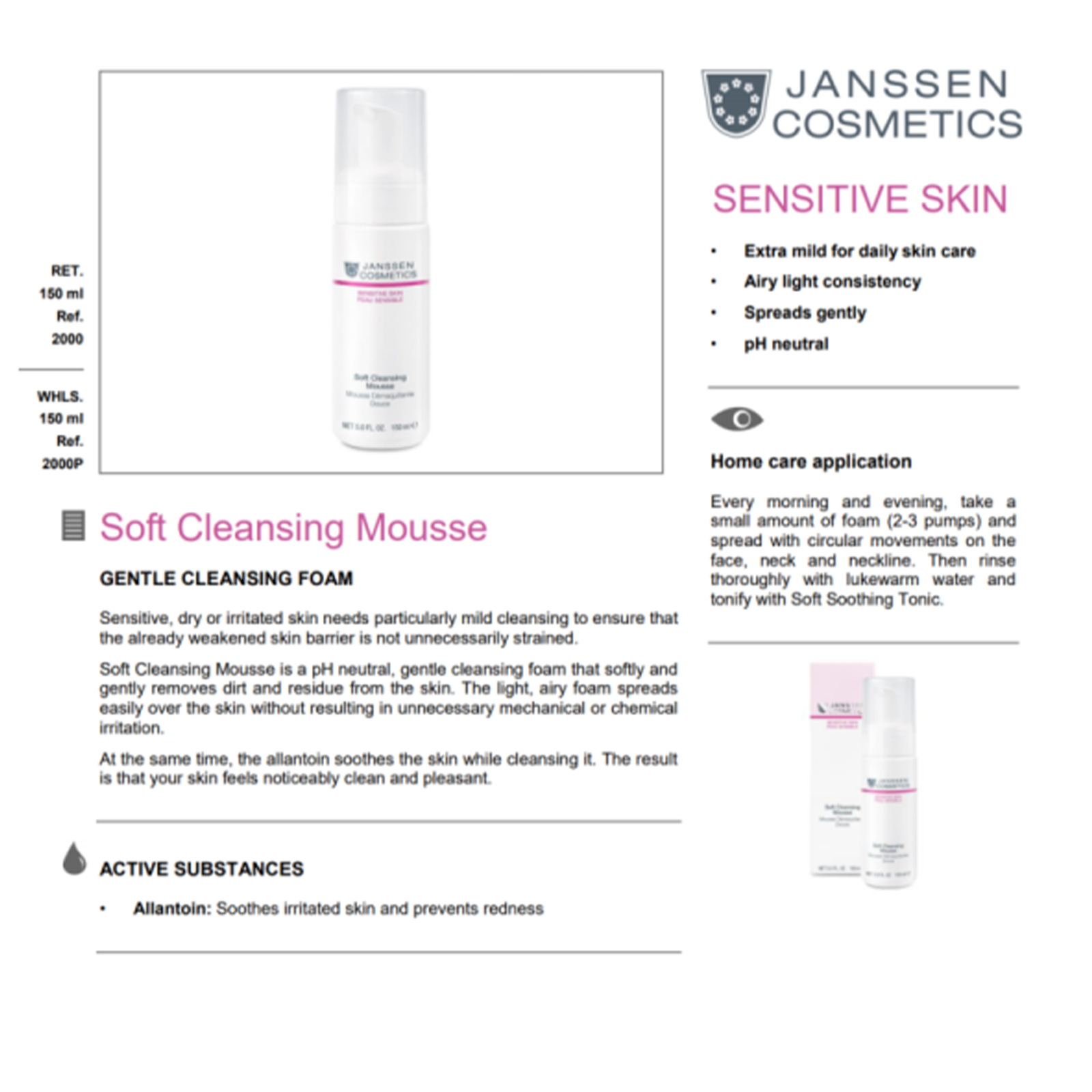 Soft Cleansing Mousse 150ml - Image 2