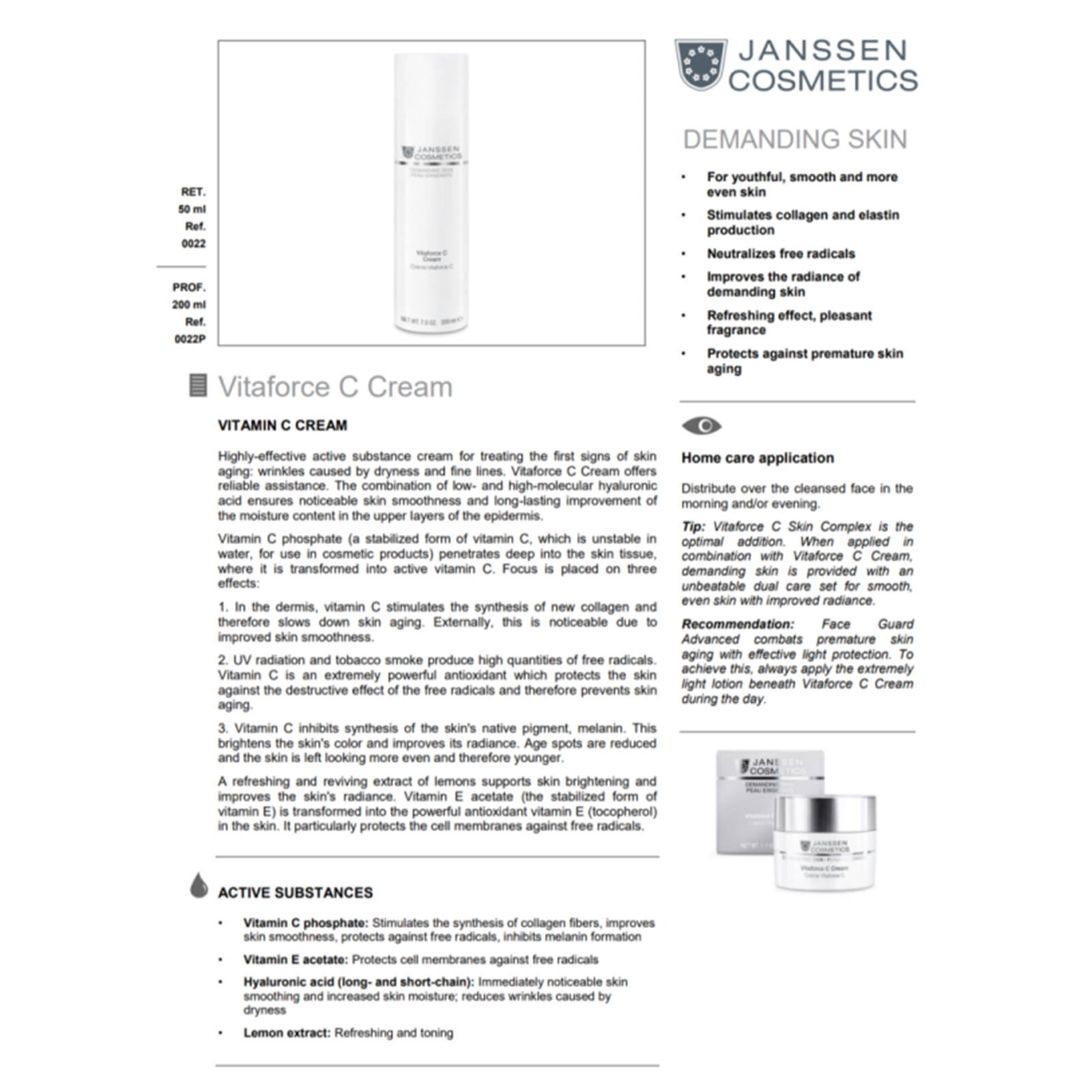 Vitaforce C Cream 50ml - Image 2